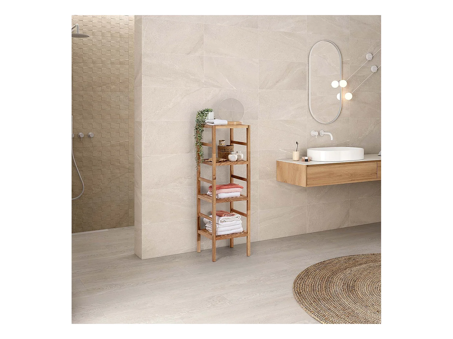 Bücherregal Alam 4 Fachböden, 117,5 cm