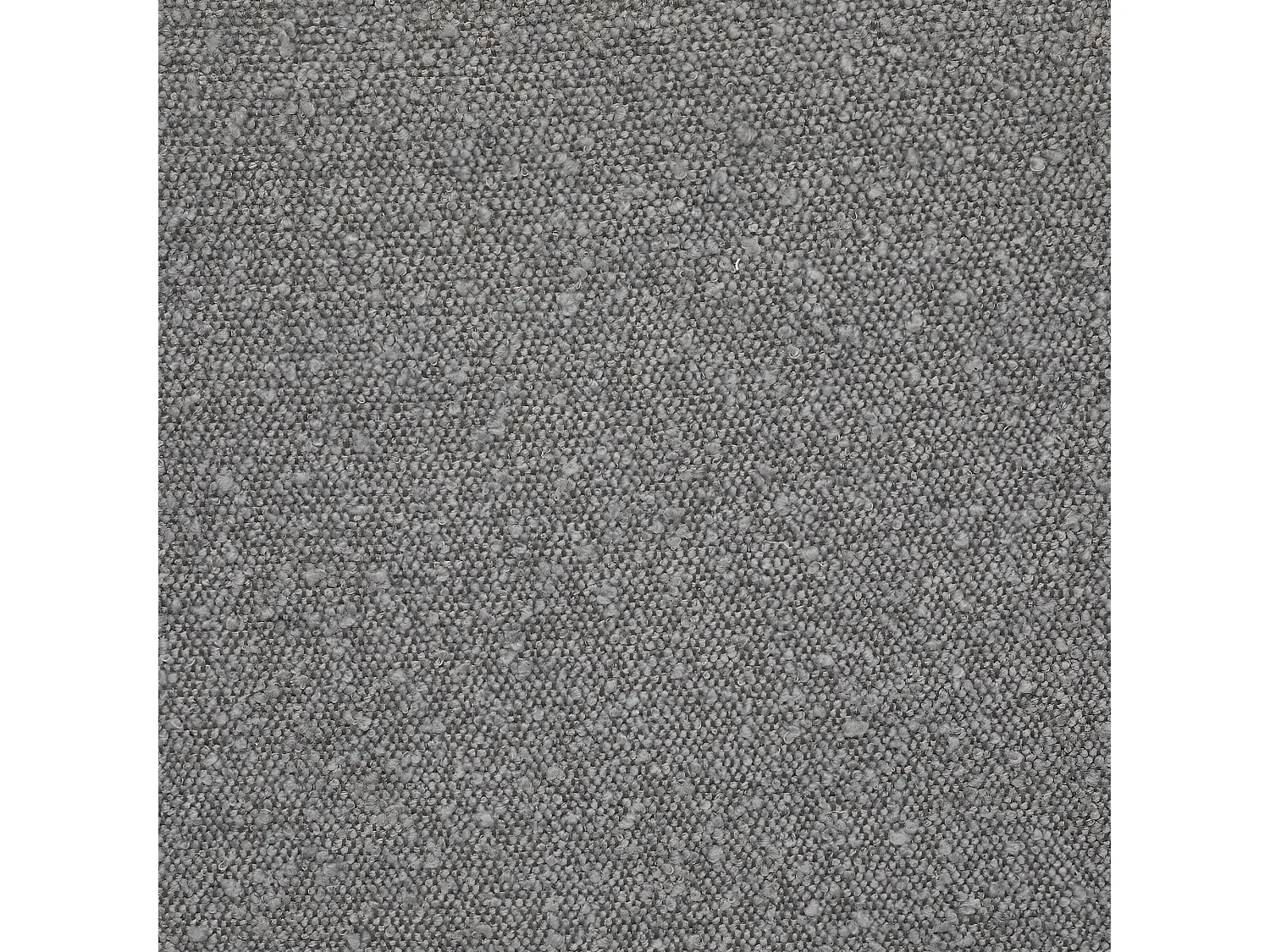 Fauteuil tissu Gris Souris à bouclettes