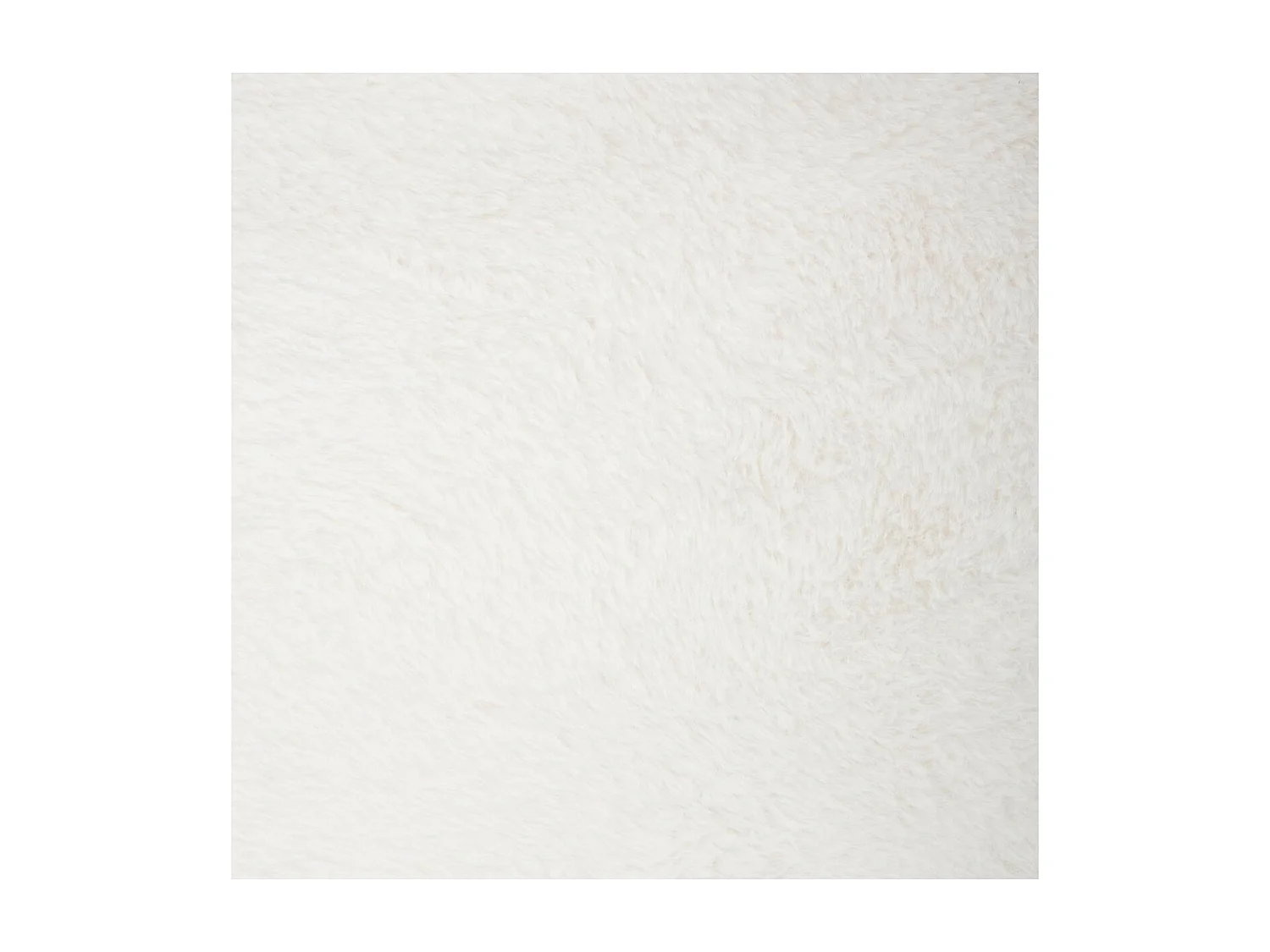 Fauteuil Papillon structure en métal et assise en Fourrure blanche