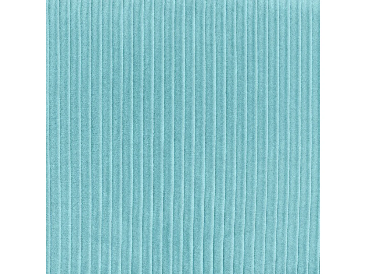 Fauteuil en Velours Vert jade plissé et pieds en métal doré