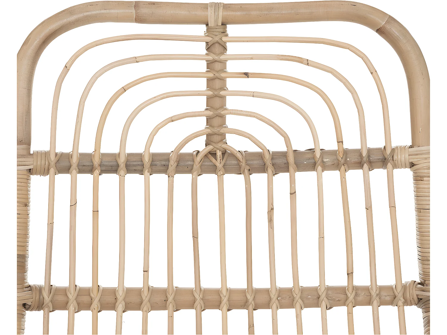 Fauteuil en Rotin et Métal H 80 cm