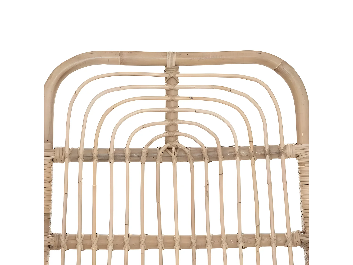 Fauteuil en Rotin et Métal H 80 cm