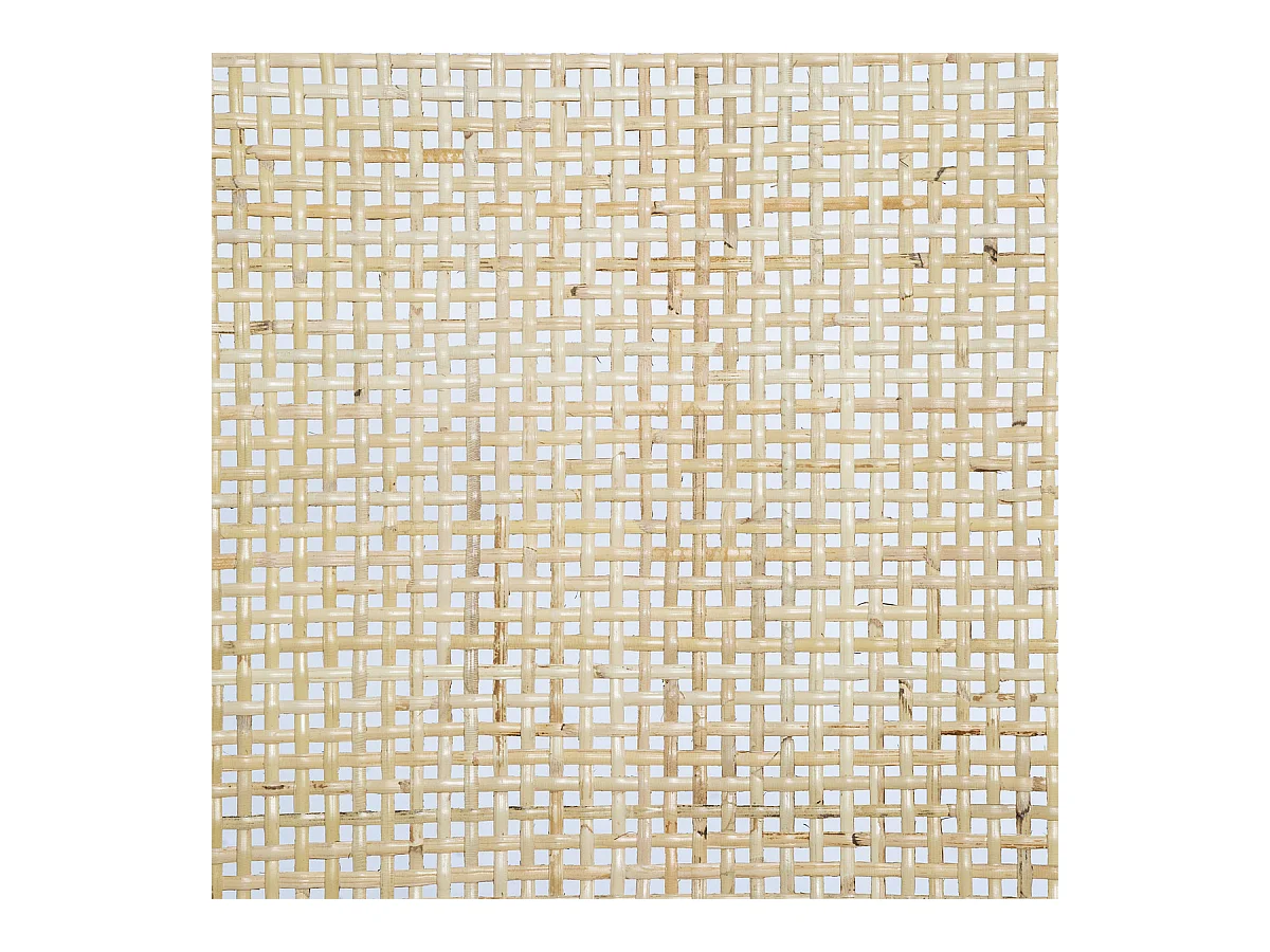 Fauteuil en Rotin et Teck