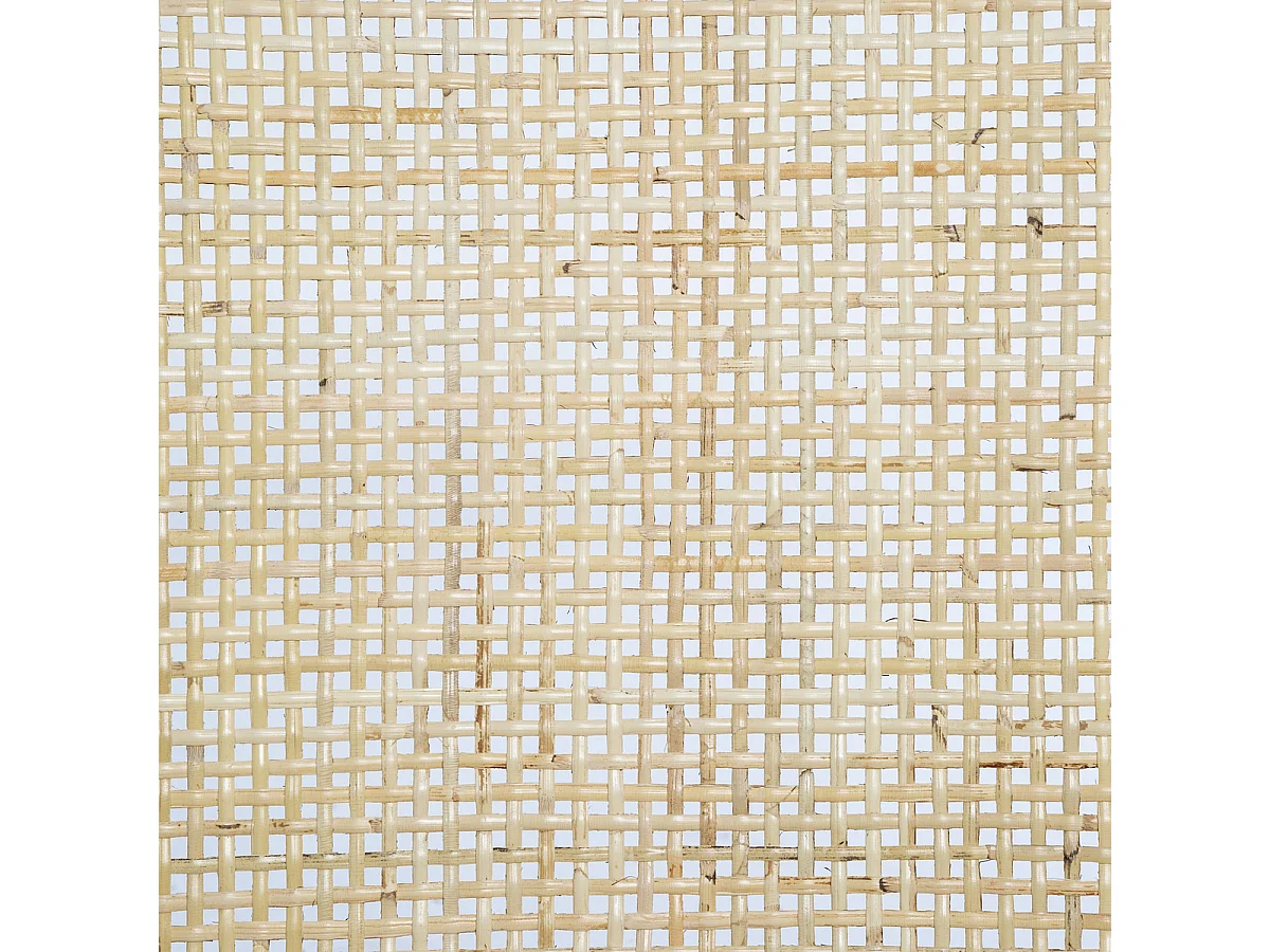 Fauteuil en Rotin et Teck