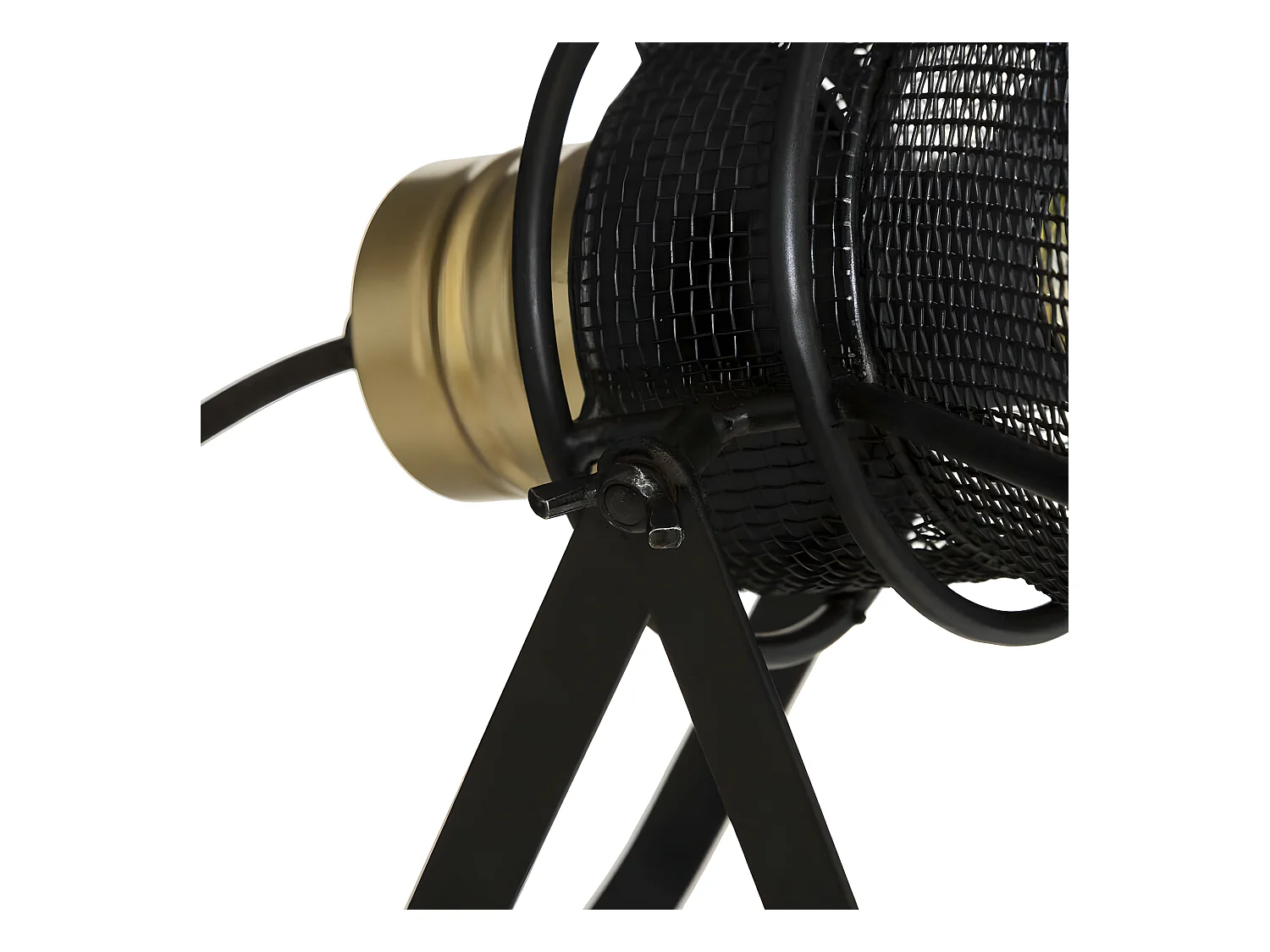 Lampe à poser en Métal Noir H 31 cm