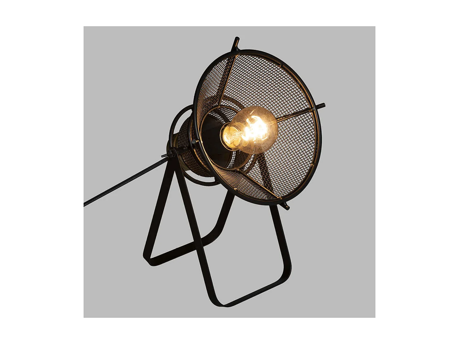 Lampe à poser en Métal Noir H 31 cm