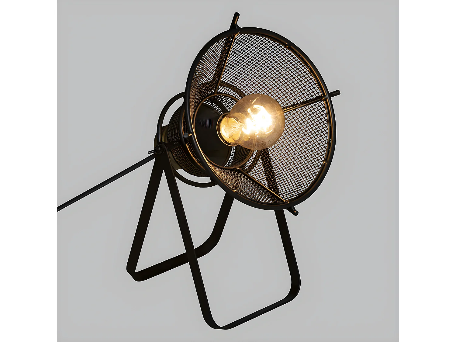 Lampe à poser en Métal Noir H 31 cm