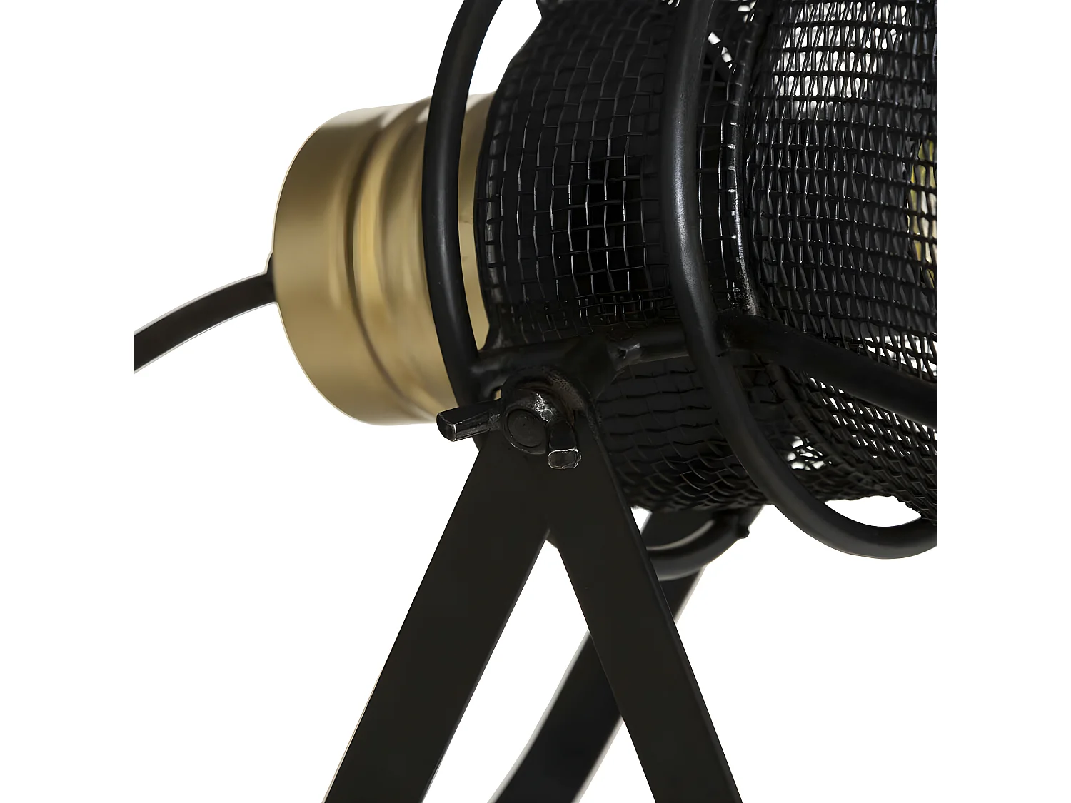 Lampe à poser en Métal Noir H 31 cm