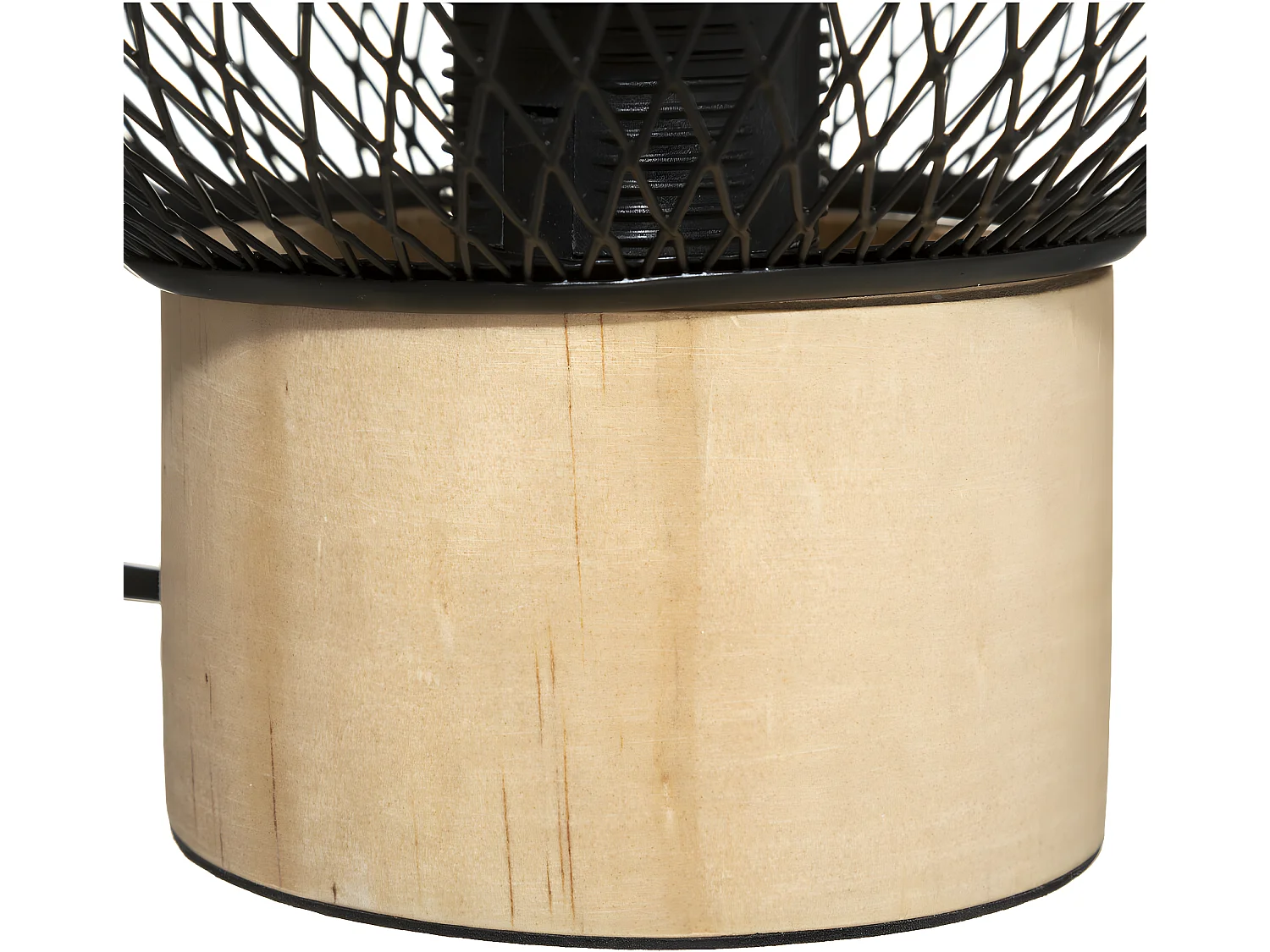 Lampe à poser en Métal et Bois D 20 cm