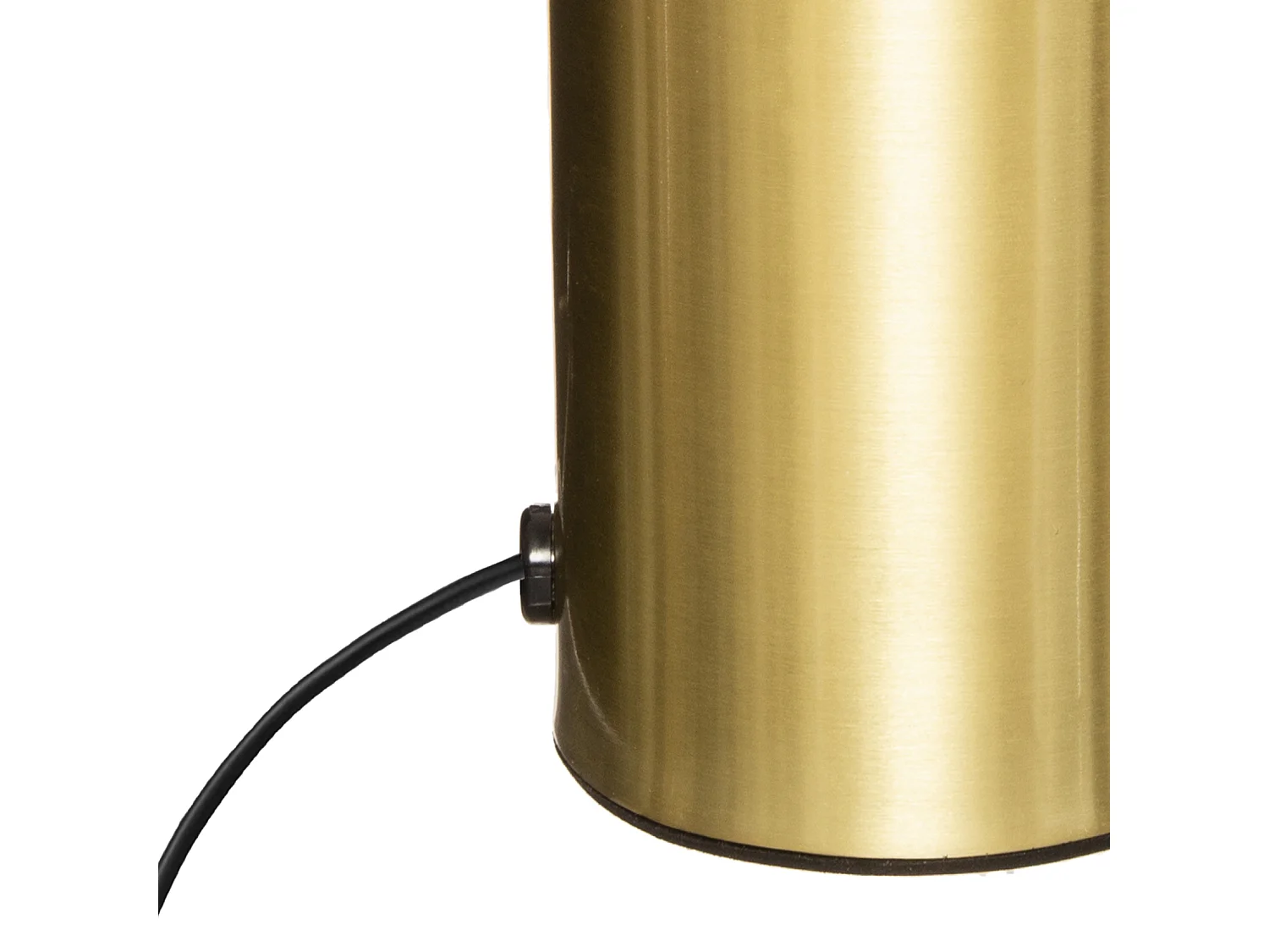 Lampe Socle en métal Dorée H 10.5 cm