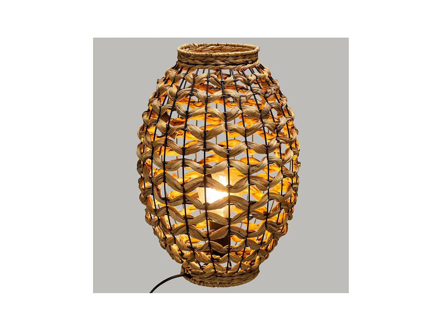 Laterne aus natürlicher Wasserhyazinthe 43 x 185 cm