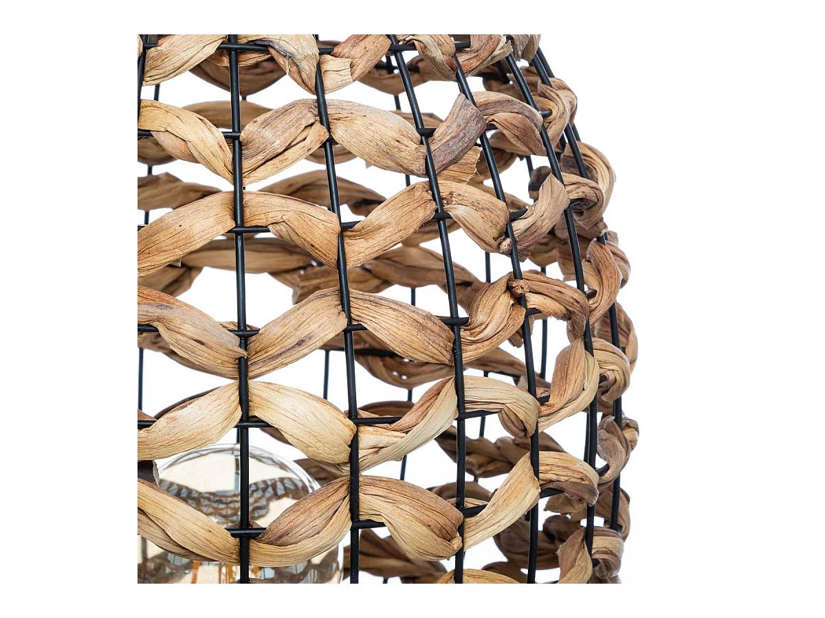 lámpara de mimbre natural 43 x 185 cm