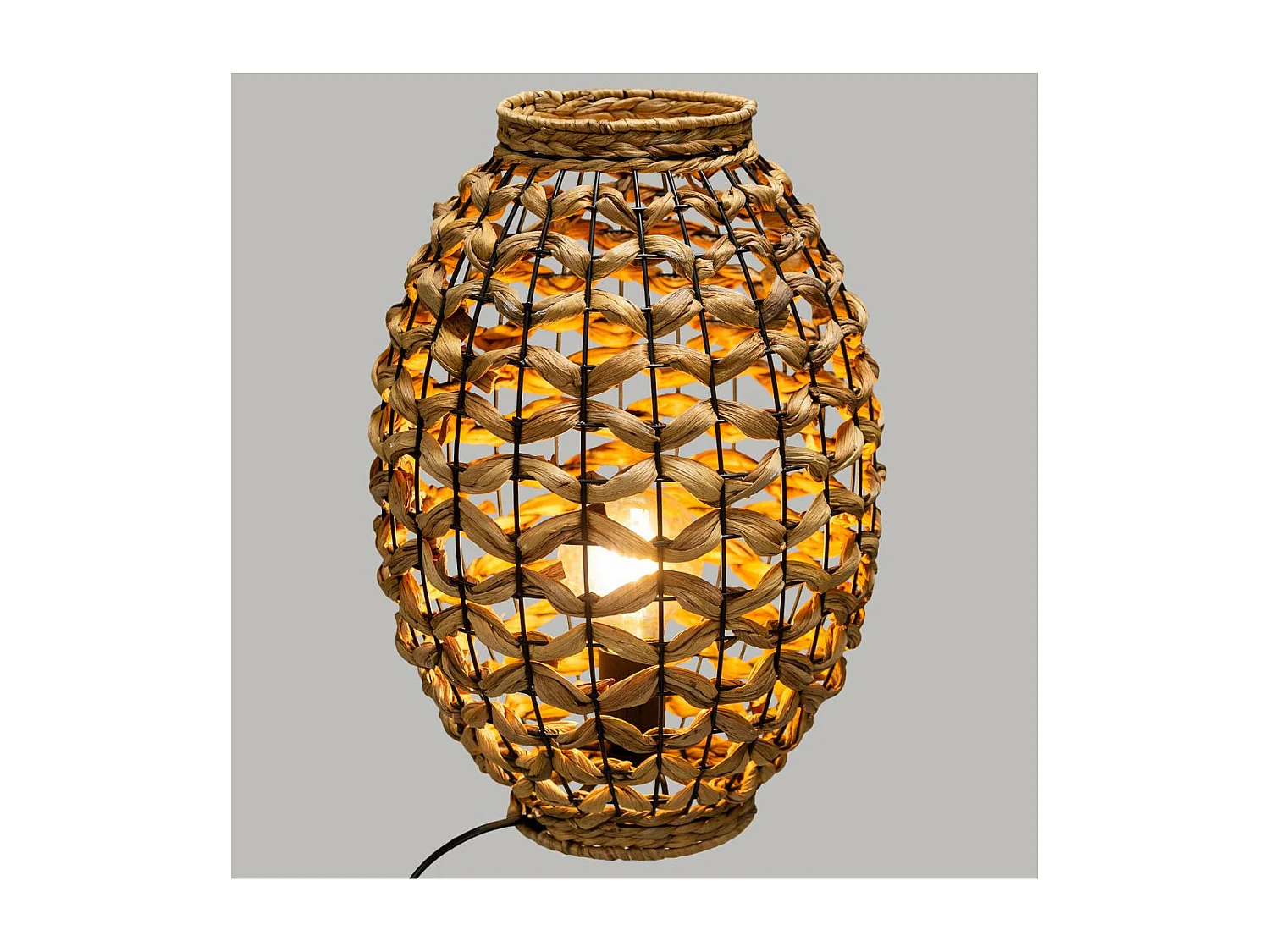 Laterne aus natürlicher Wasserhyazinthe 43 x 185 cm