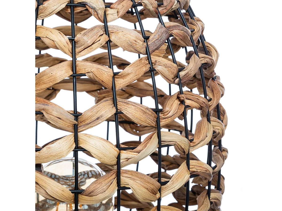 Lampe à poser en Jacinthe naturel H 40 cm