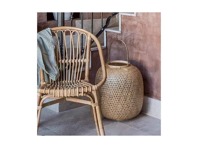 Lampe à poser en Bambou H 45 cm