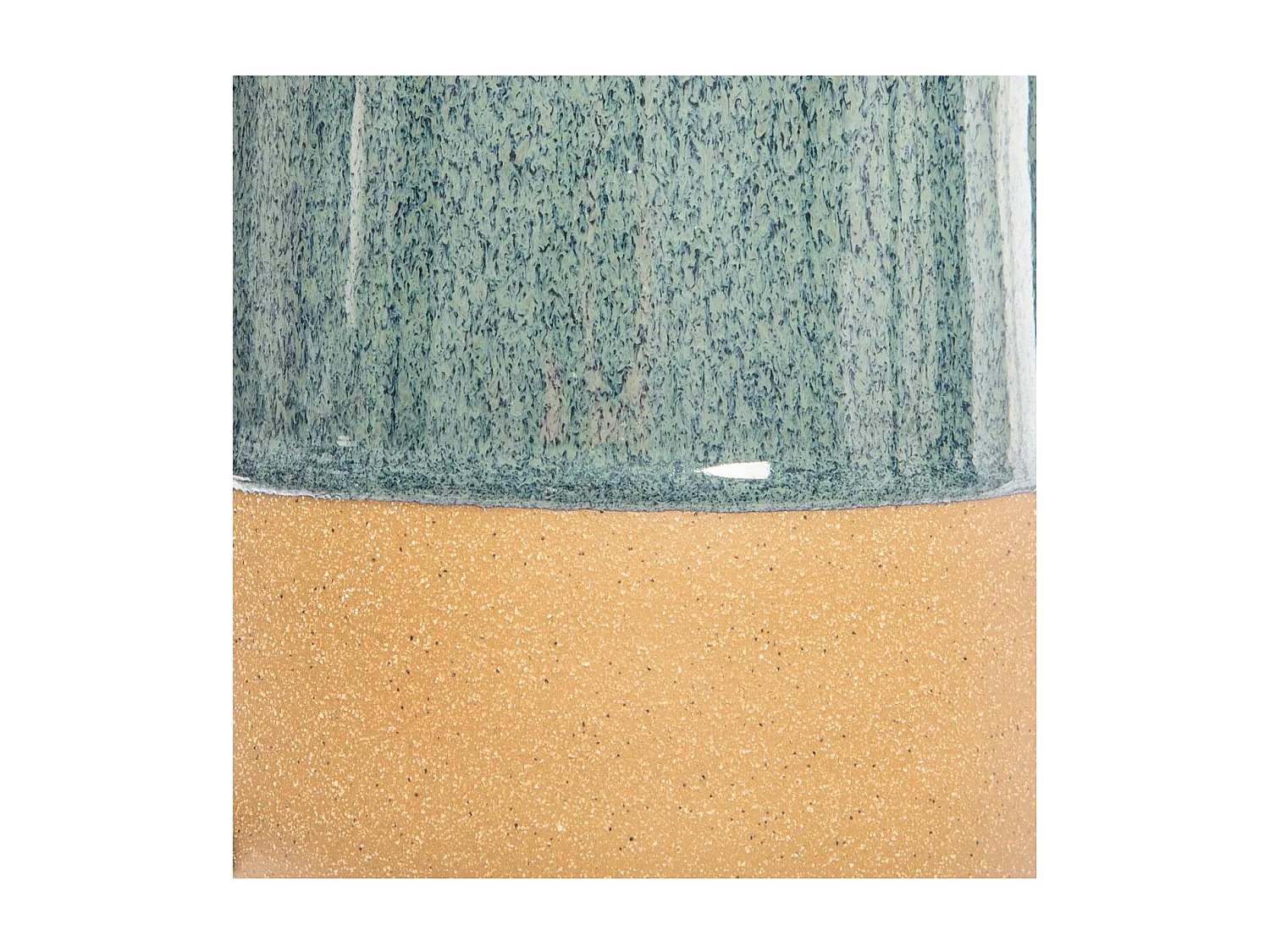 Lampe à poser en céramique bicolore H 43 cm