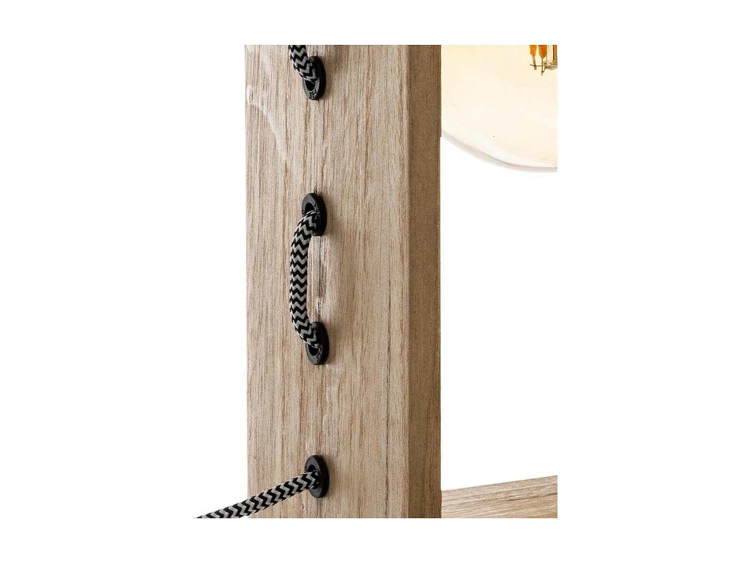 Lampe design et originale en Bois H 28 cm