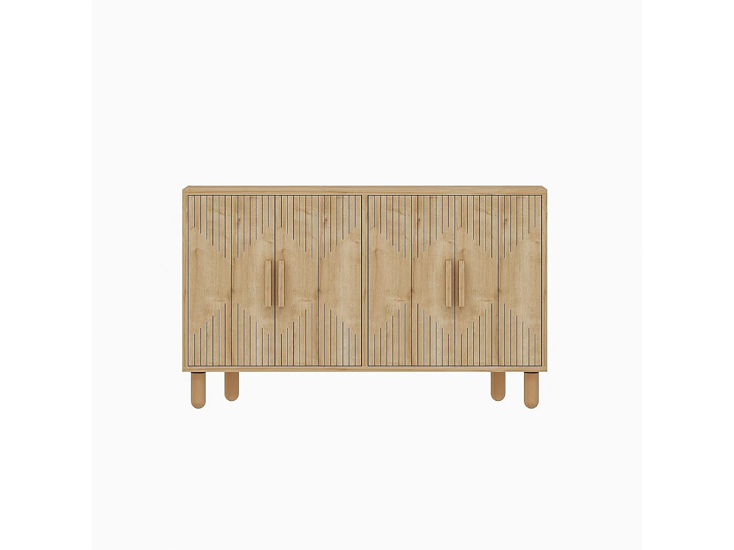 Credenza in truciolare nobilitato – 120 x 73,6 x 29,6 cm – Rovere Zaffiro
