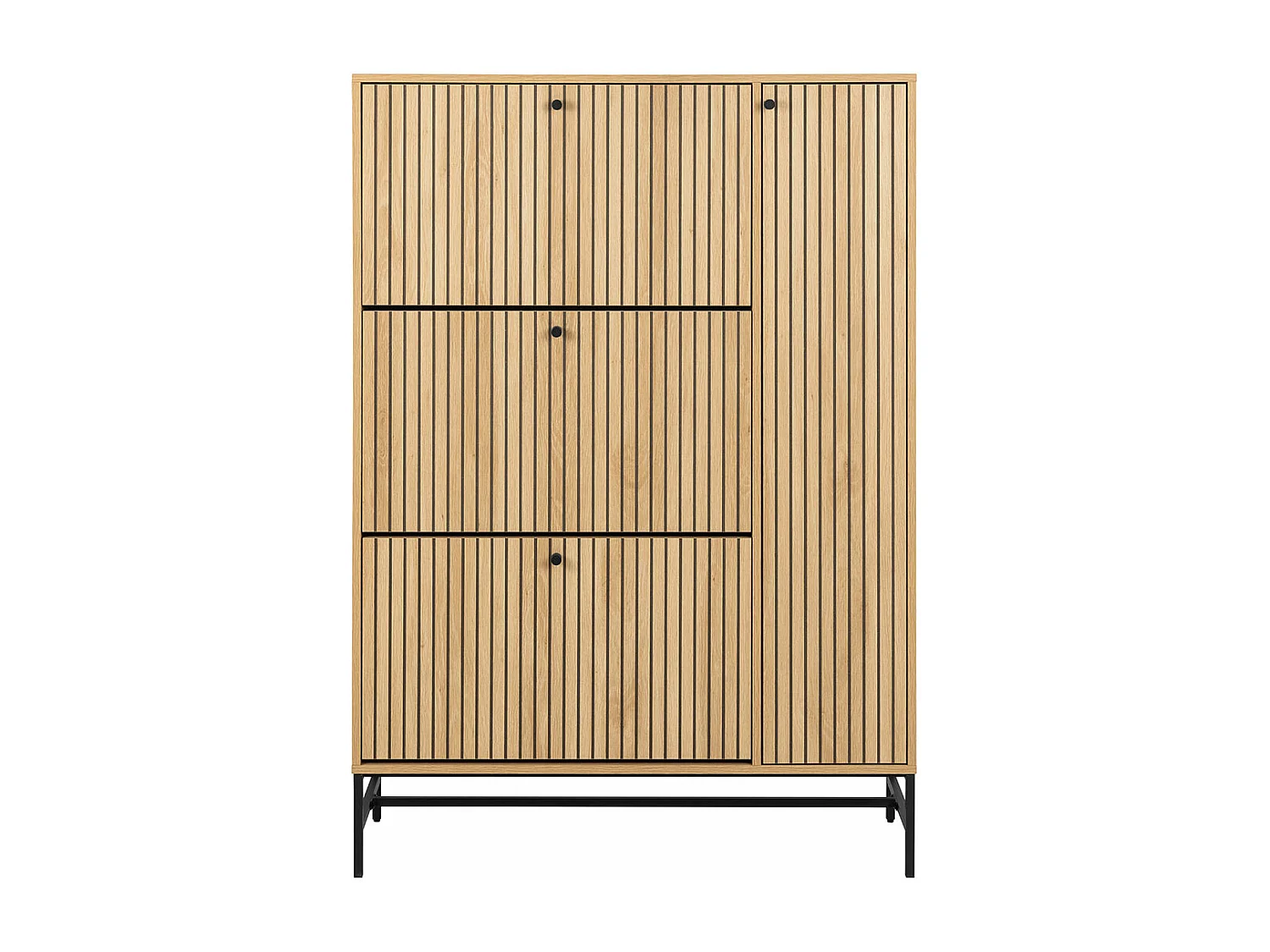 Albany meuble à chaussures 3 tiroirs 3 étagères nature.