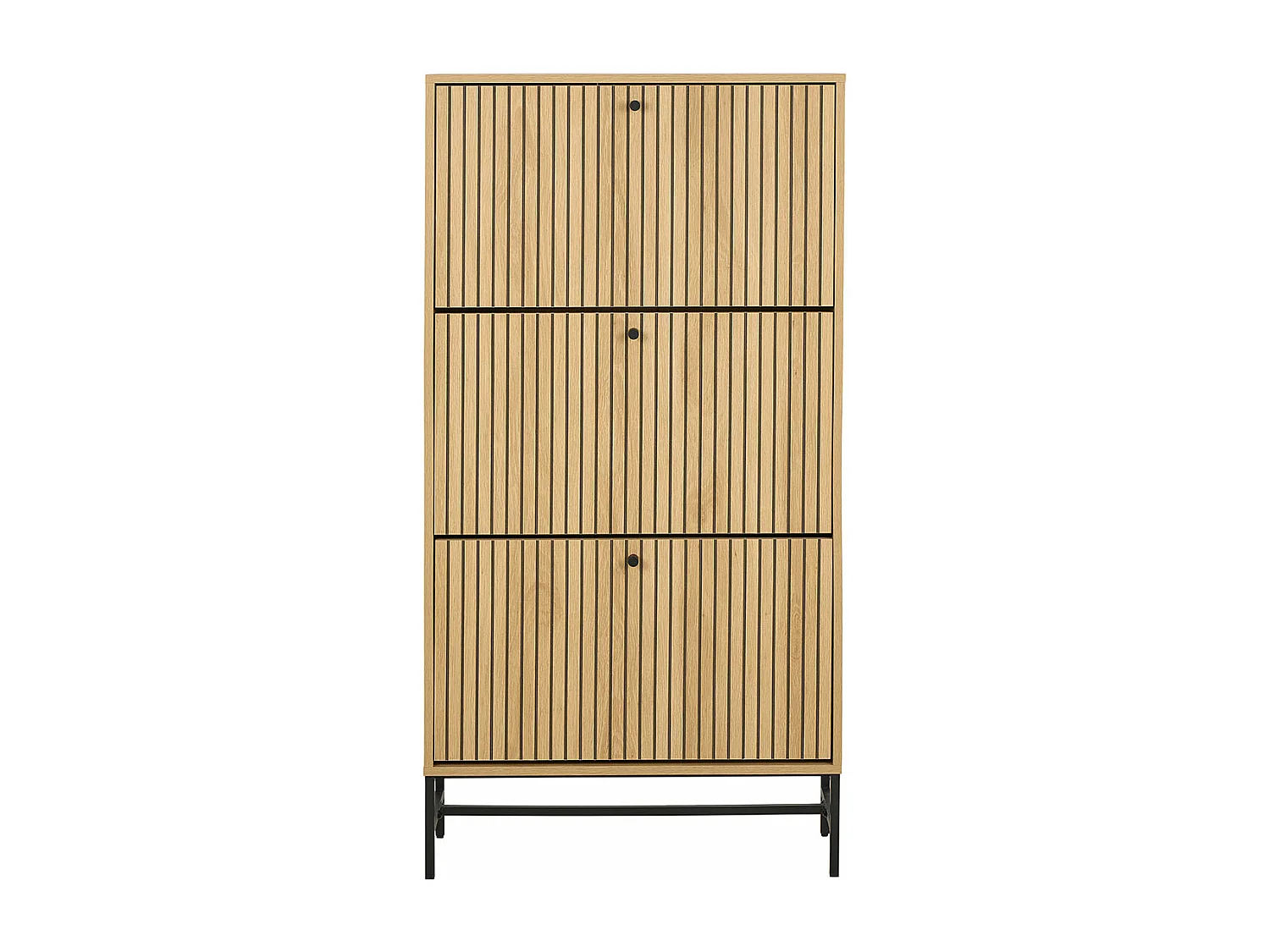 Dylan schoenenkast 3 lades natuur.