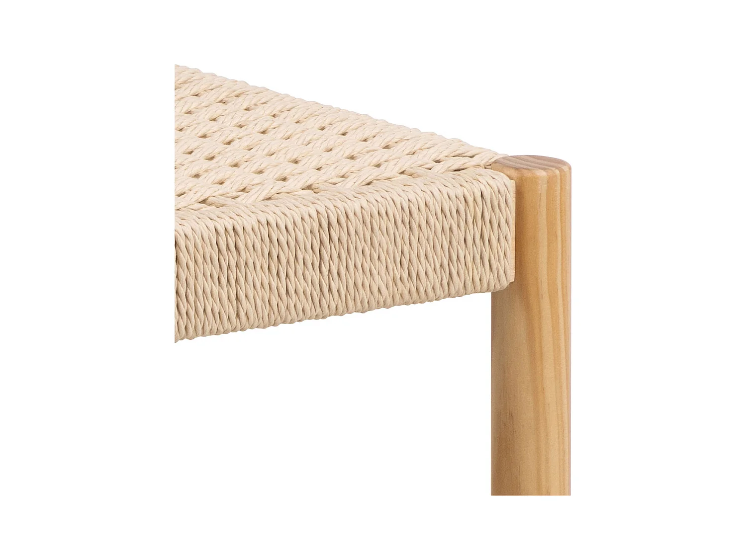 Alvin banc bois blanc.