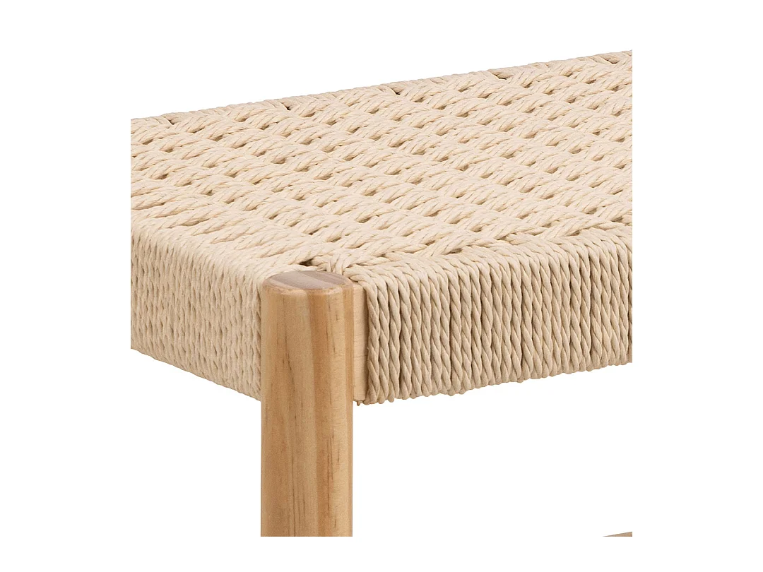 Alvin banc bois blanc.