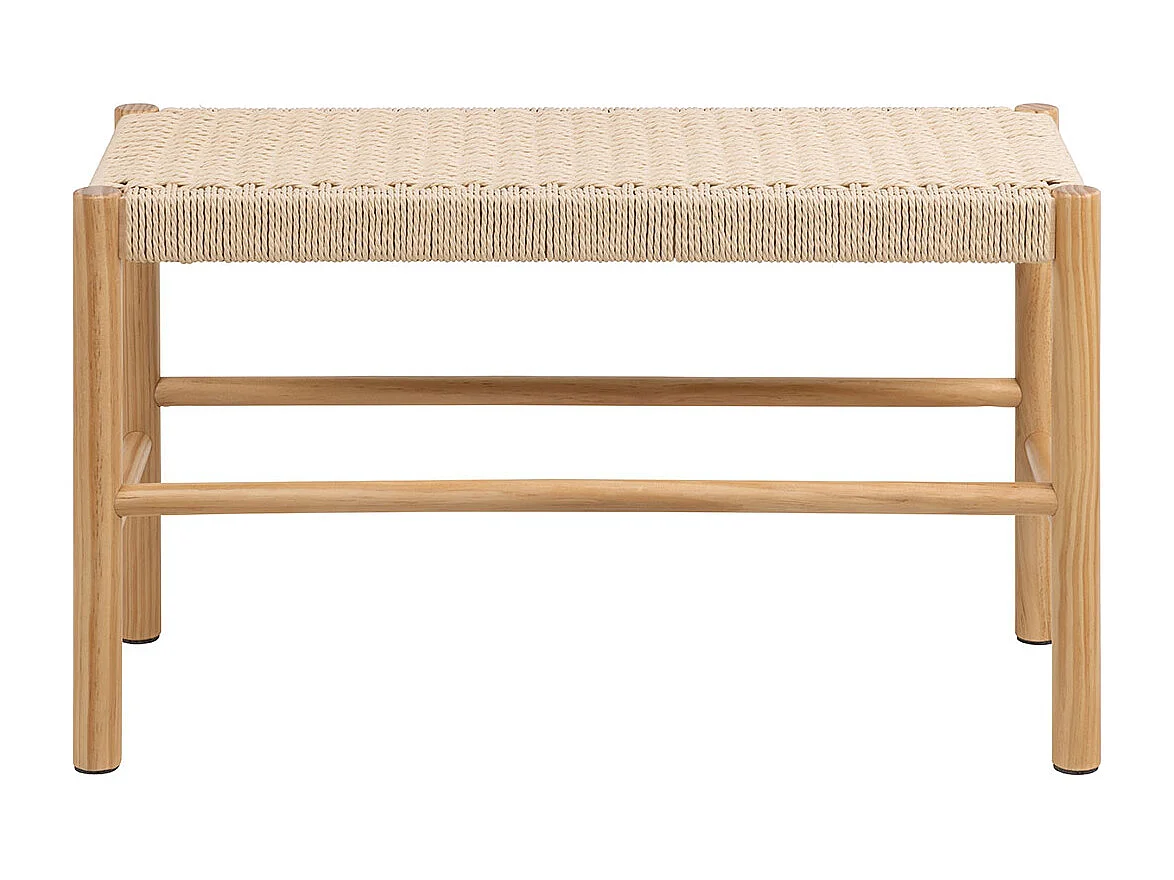 Alvin banc bois blanc.