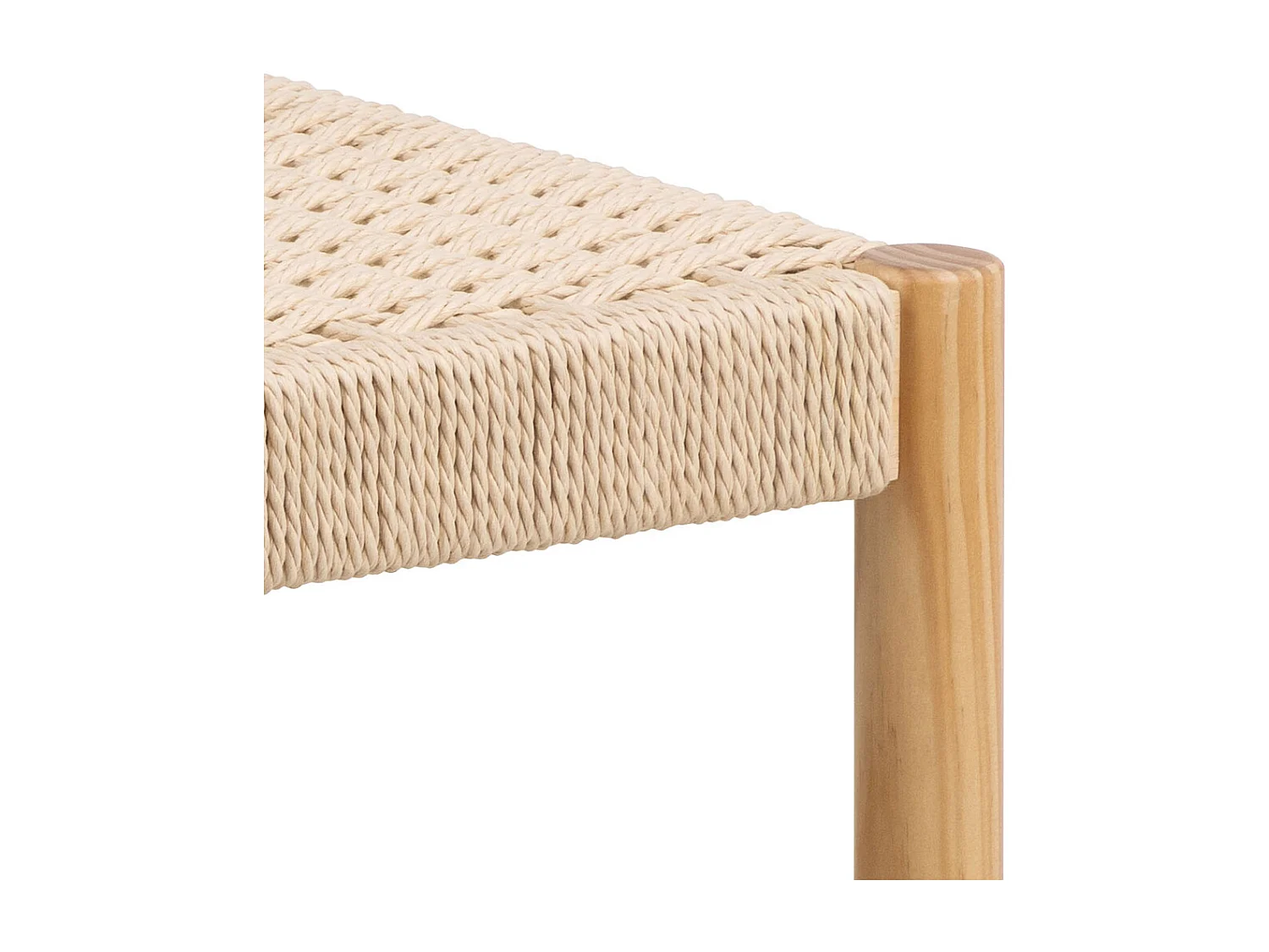 Alvin banc bois blanc.