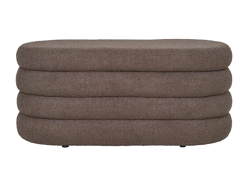 Panca Dartford con contenitore marrone.