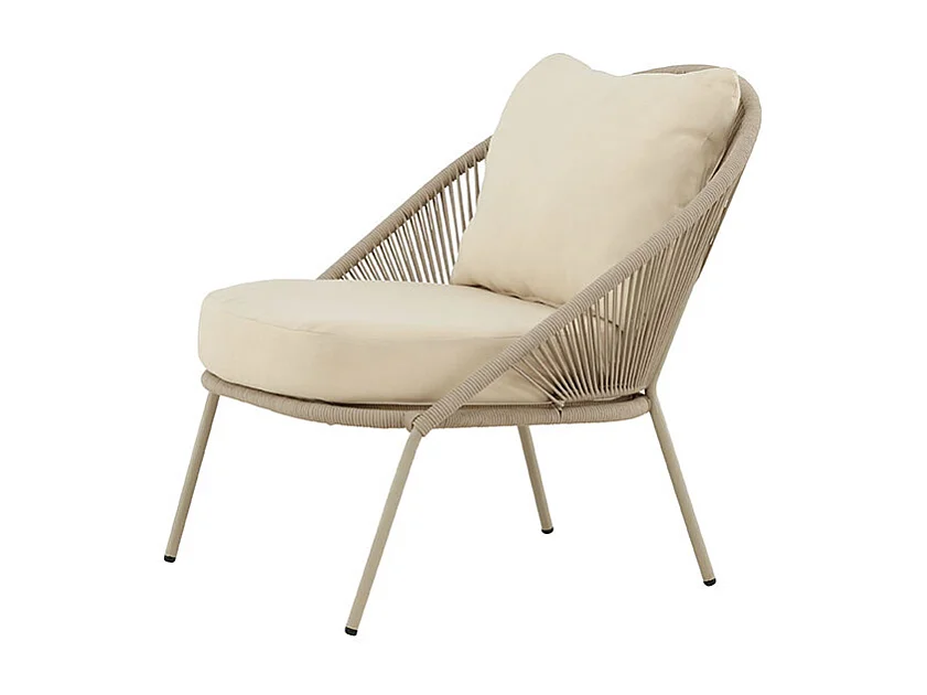 Lindos Loungesessel beige.