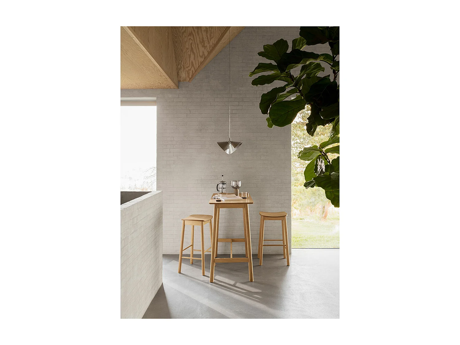 Barlow table de bar nature.