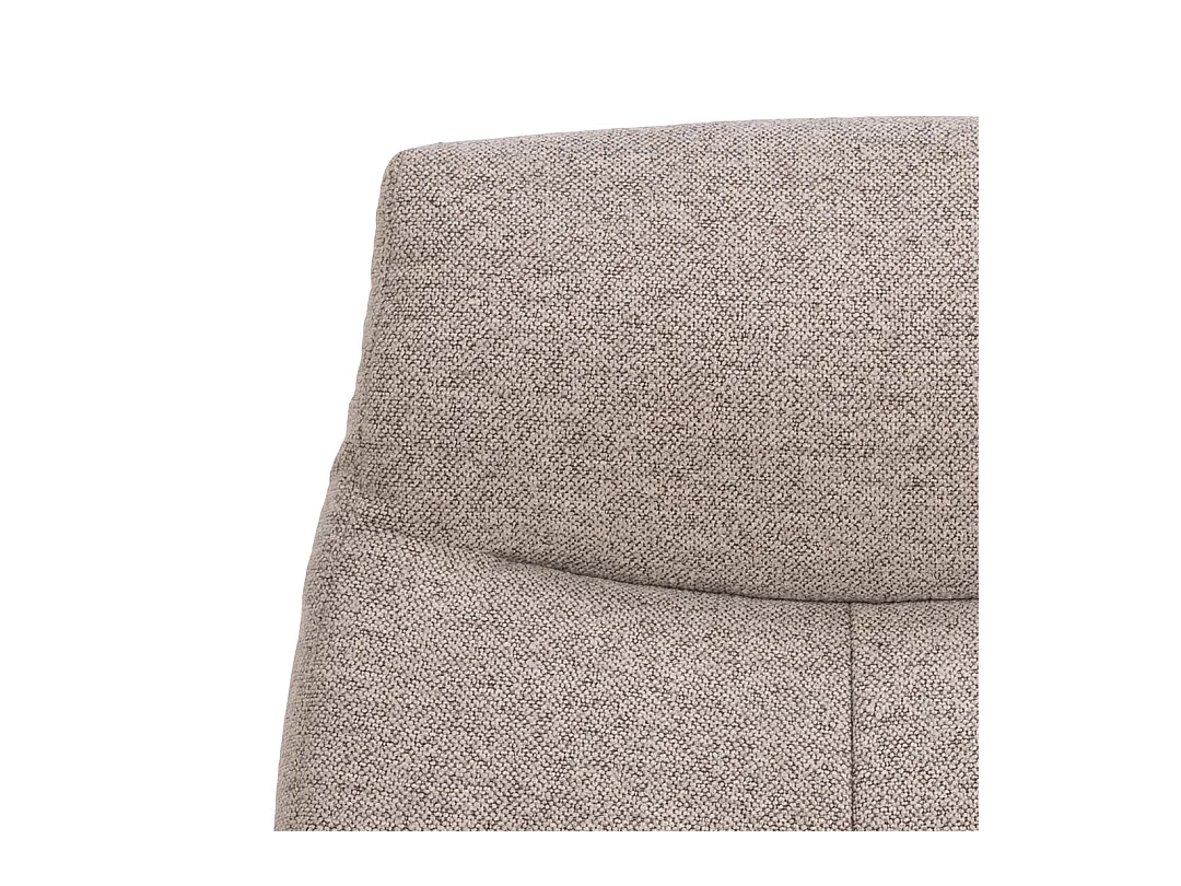 London fauteuil fauteuil inclinable avec repose-pieds bouclé beige.