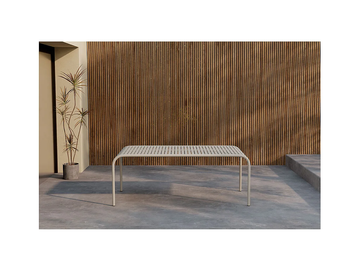Table de Jardin Design "Borneo" 200cm Beige