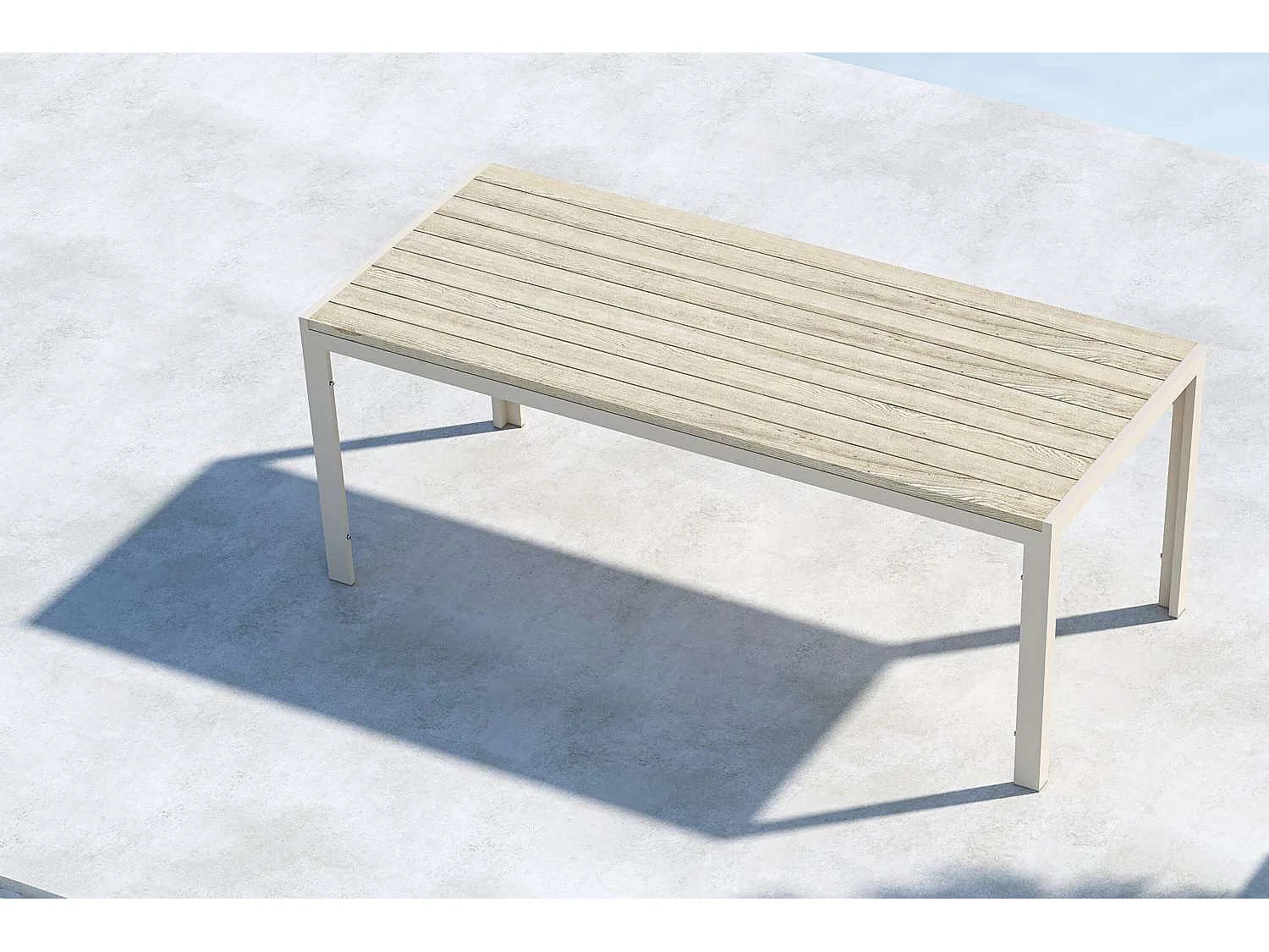 Mirko tuintafel beige.