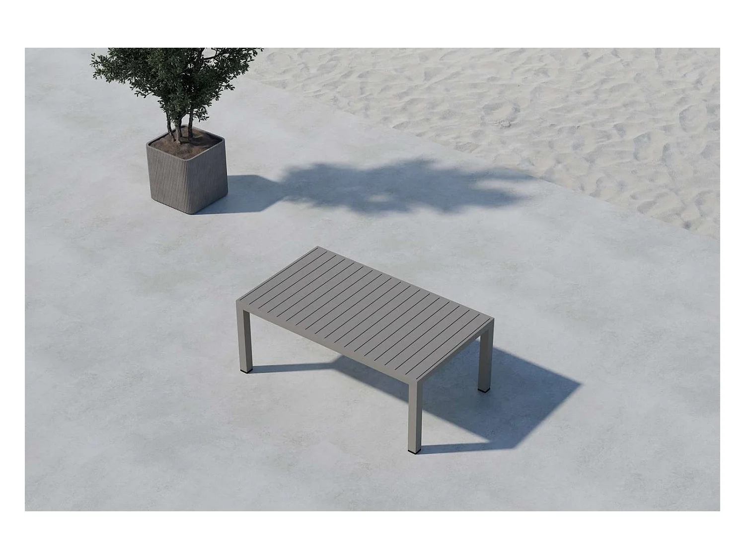 Mesa de centro Copacabana color marrón.