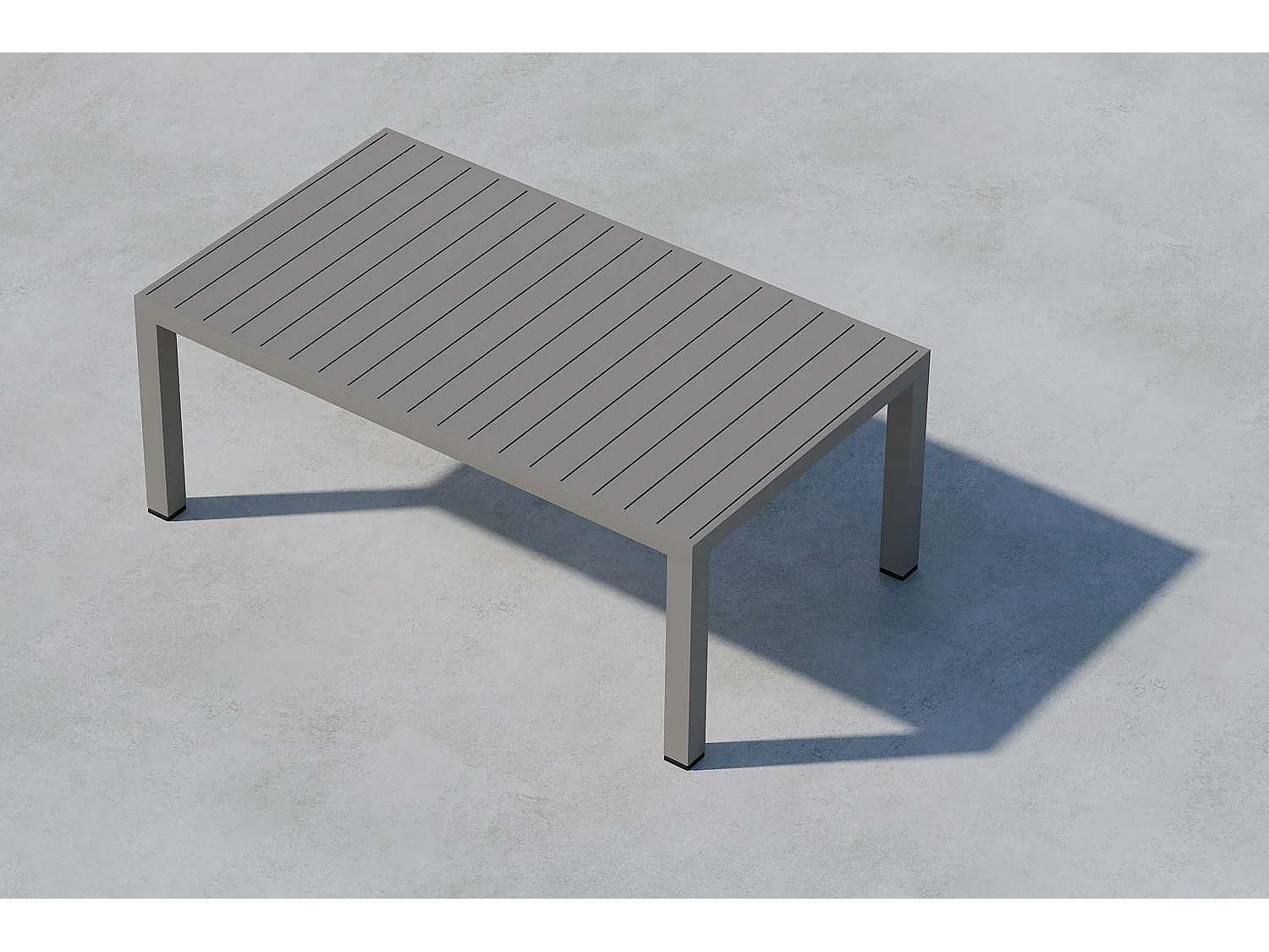 Table Basse de Jardin "Copacabana" 120cm Marron