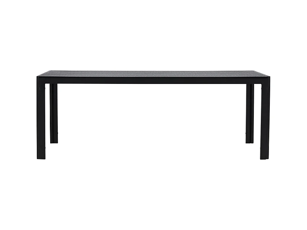 Mirko Gartentisch schwarz.