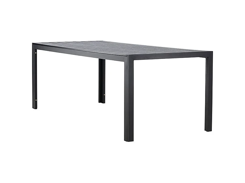 Mirko Gartentisch schwarz.