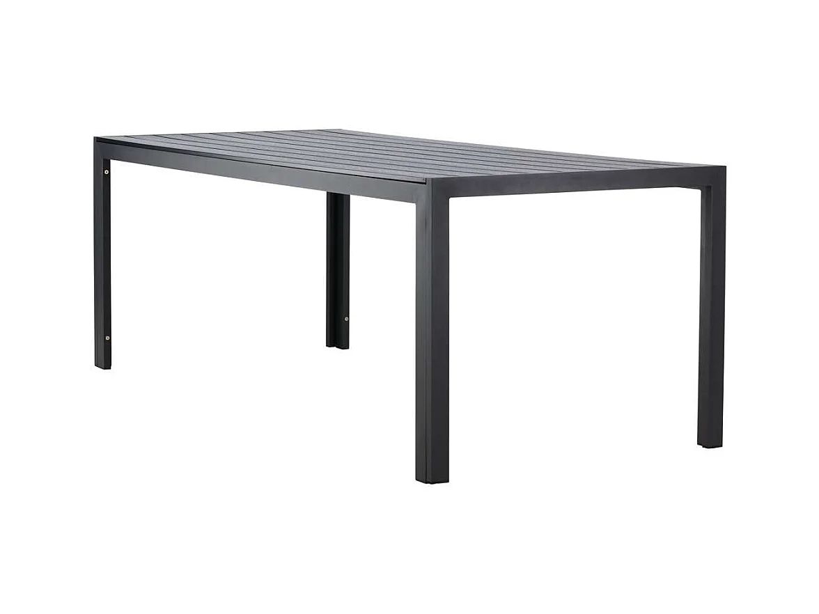 Mirko Gartentisch schwarz.