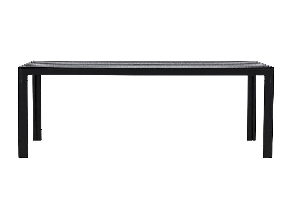 Table de Jardin "Mirko" 205cm Noir
