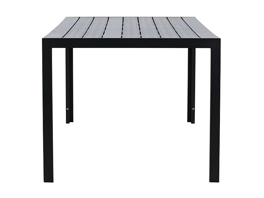 Table de Jardin "Mirko" 205cm Noir