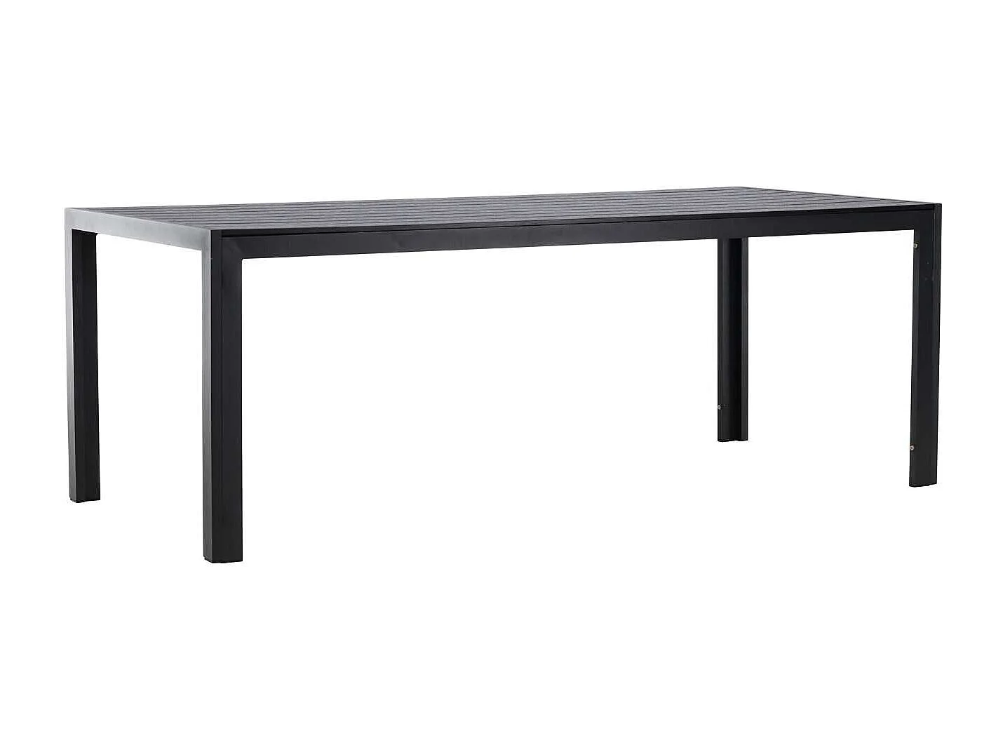 Table de Jardin "Mirko" 205cm Noir