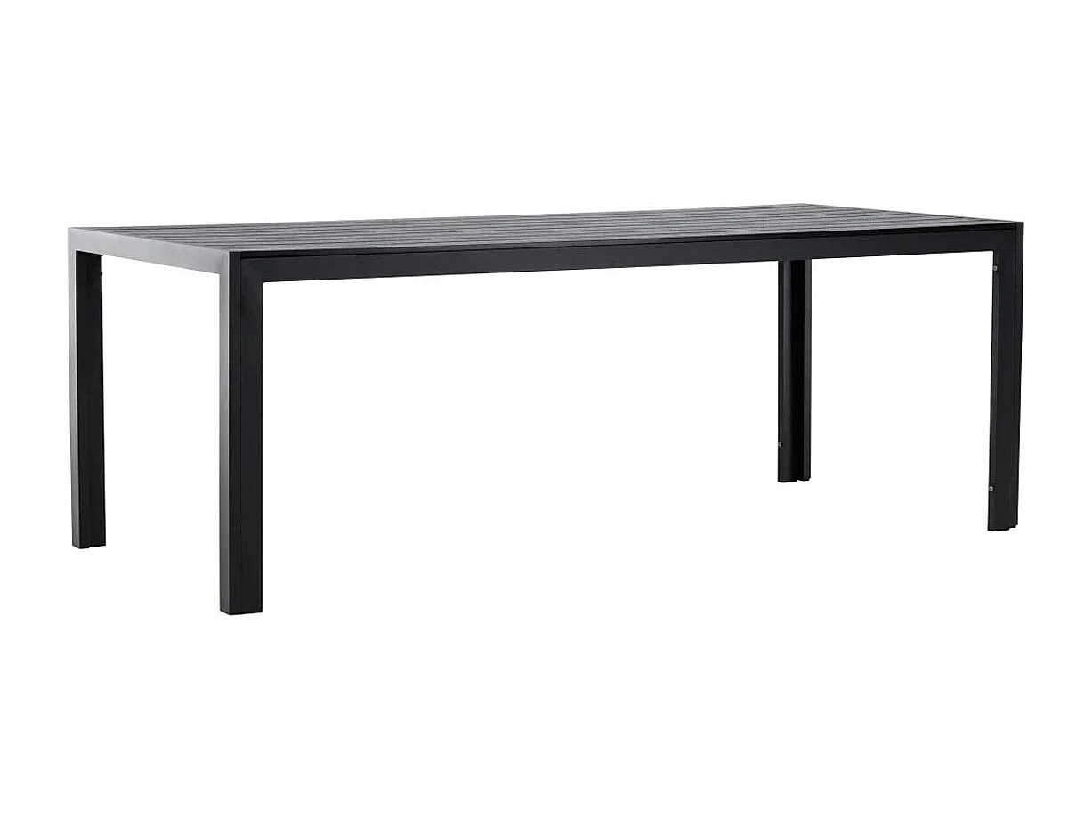 Table de Jardin "Mirko" 205cm Noir