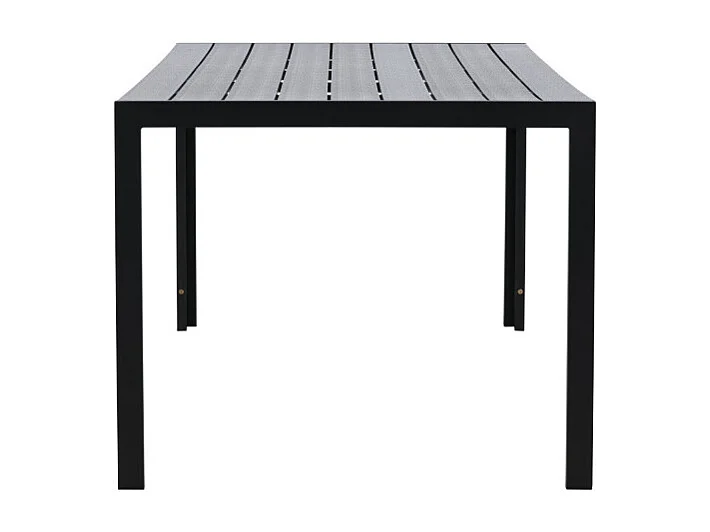 Table de Jardin "Mirko" 205cm Noir