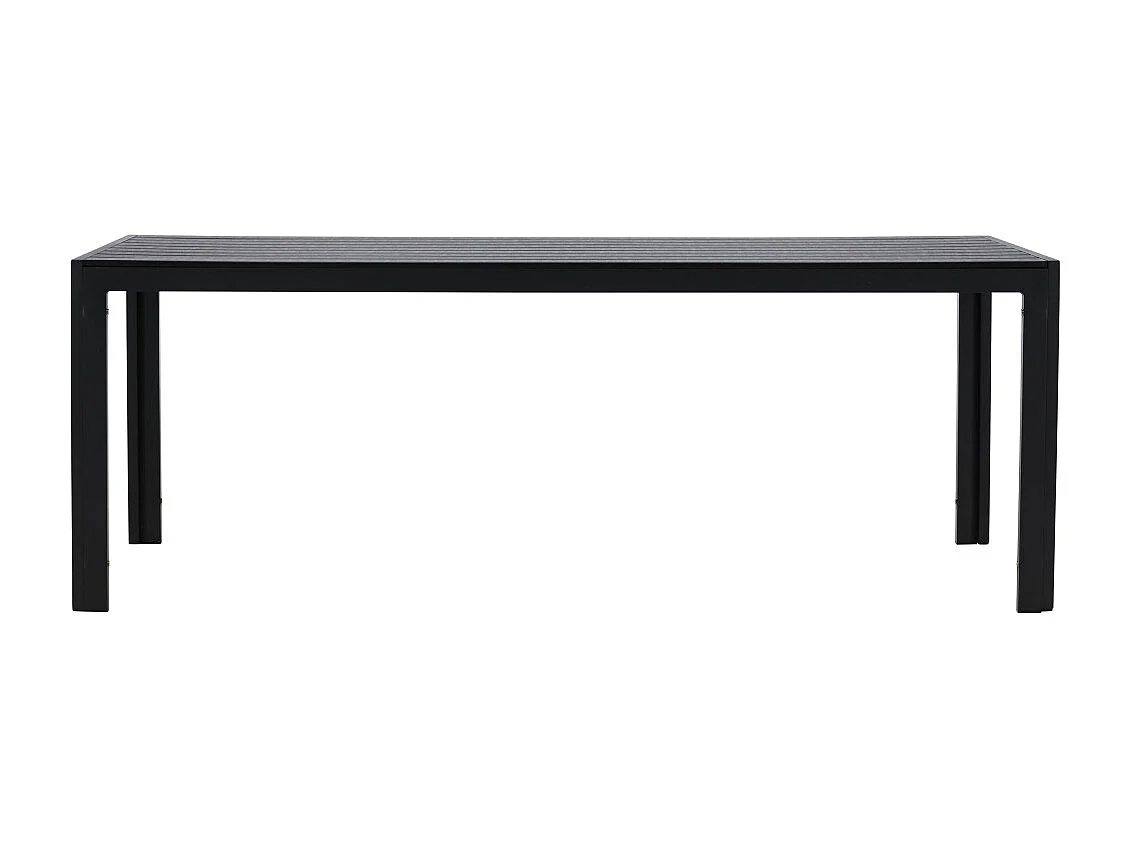 Table de Jardin "Mirko" 205cm Noir