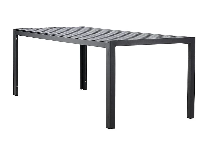 Mirko table de jardin noir.