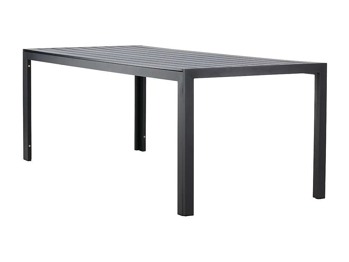 Mirko table de jardin noir.