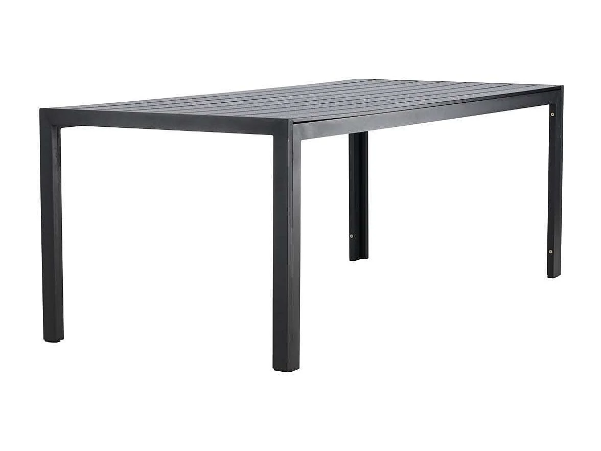 Mirko table de jardin noir.