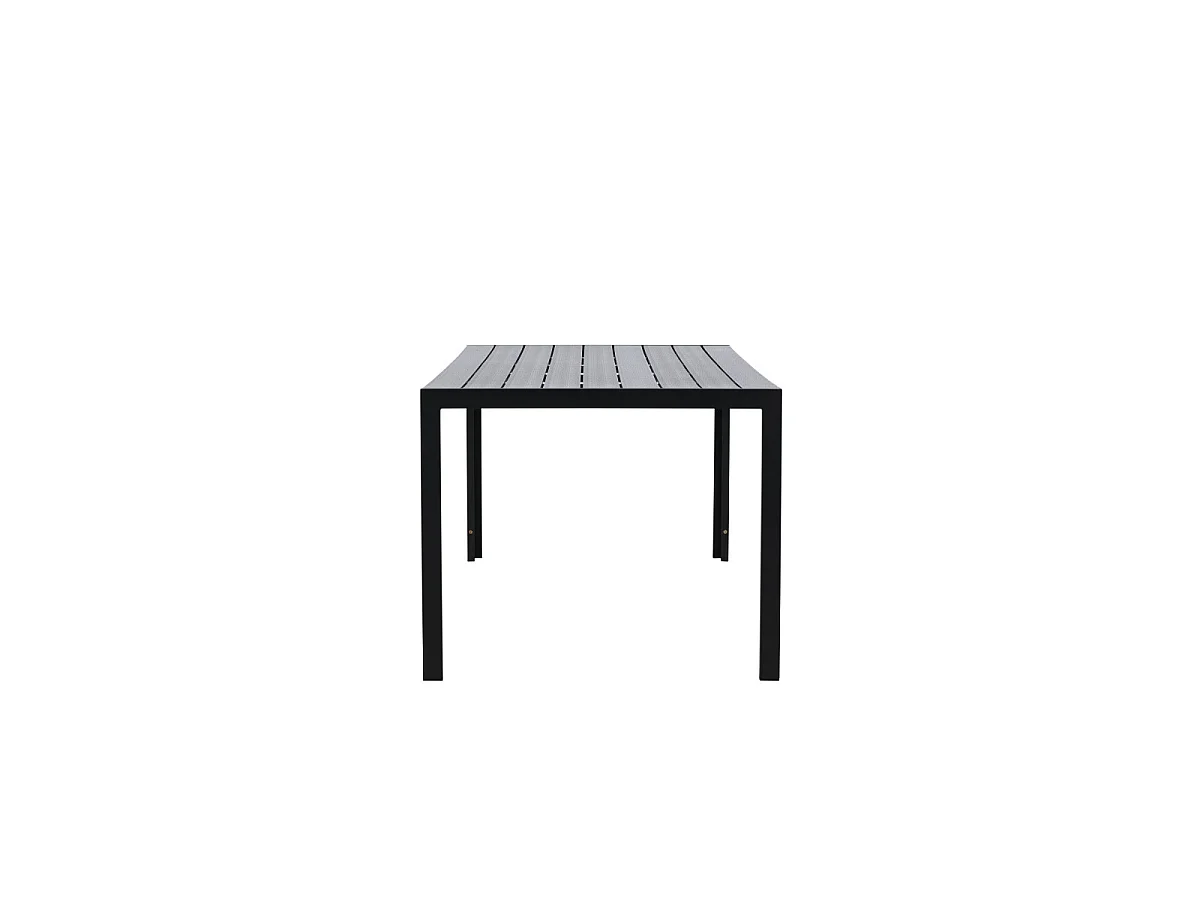 Table de Jardin "Mirko" 205cm Noir