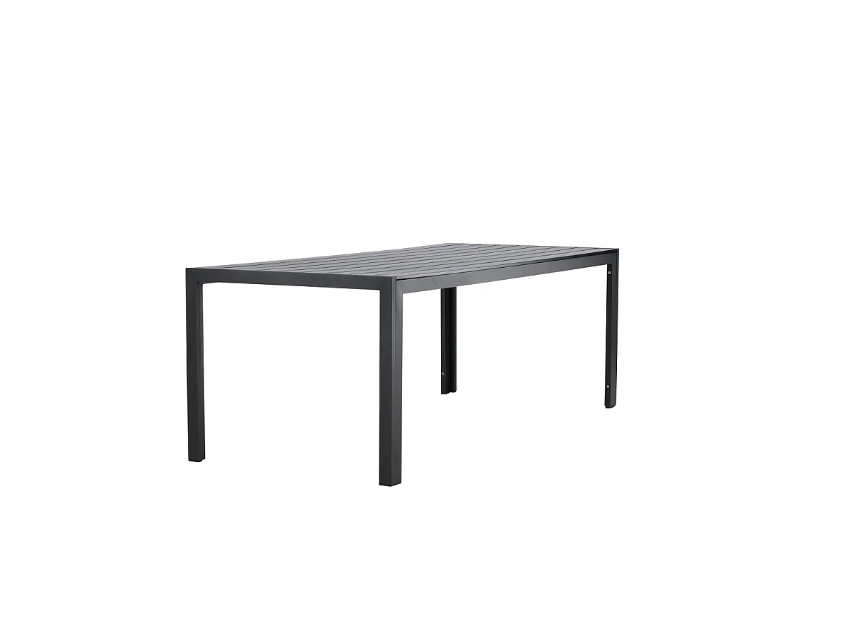 Table de Jardin "Mirko" 205cm Noir